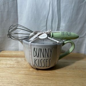 🇺🇸 Rae Dunn BUNNY KISSES bowl with Wisk